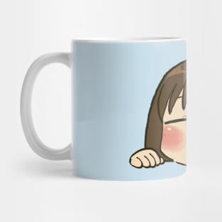 sleepy osaka peeker Mug